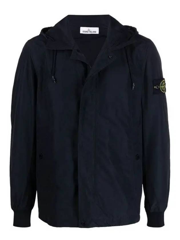 Micro Reps Wappen Patch Zip-Up Jacket Navy - STONE ISLAND - BALAAN 3