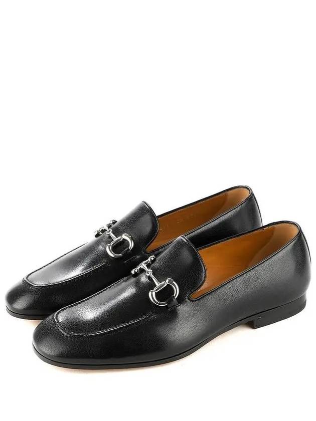 Horsebit Leather Loafers Black - GUCCI - BALAAN 2