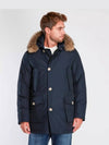 Arctic Detachable Fur Parka Melton Blue - WOOLRICH - BALAAN 3