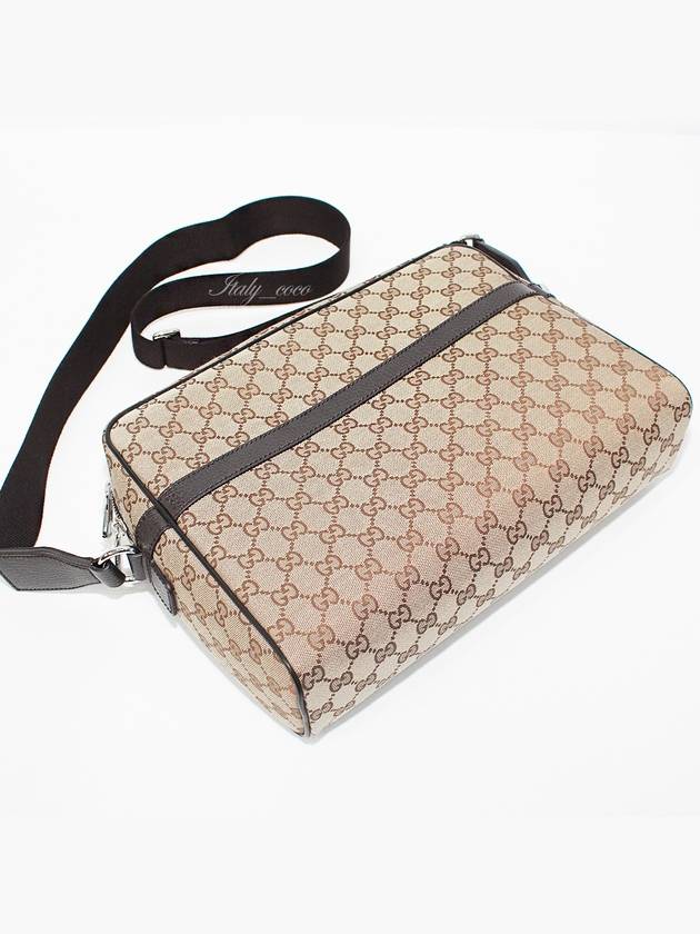 GG Monogram Canvas Messenger Bag Beige - GUCCI - BALAAN 7