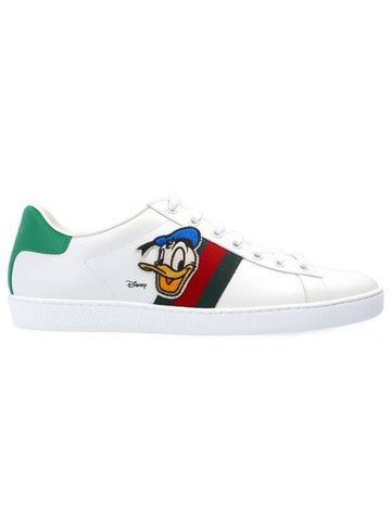 Donald Duck Ace Low Top Sneakers White - GUCCI - BALAAN 1