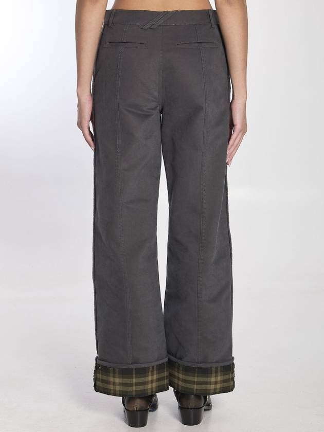 Trousers in cotton and nylon - BURBERRY - BALAAN 4