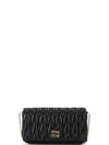 Matelasse Nappa Leather Logo Mini Bag Black - MIU MIU - BALAAN 2