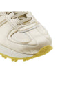 Men's 50 50 Lace-up Nylon Leather Low Top Sneakers Pastel Yellow - MAISON MARGIELA - BALAAN 10