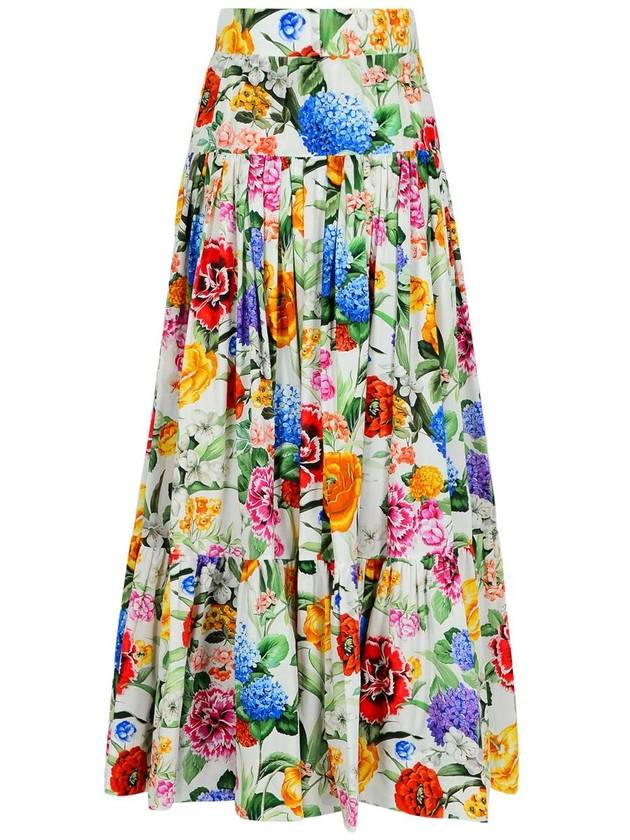 Dolce & Gabbana Multicolor Cotton Skirt - DOLCE&GABBANA - BALAAN 3