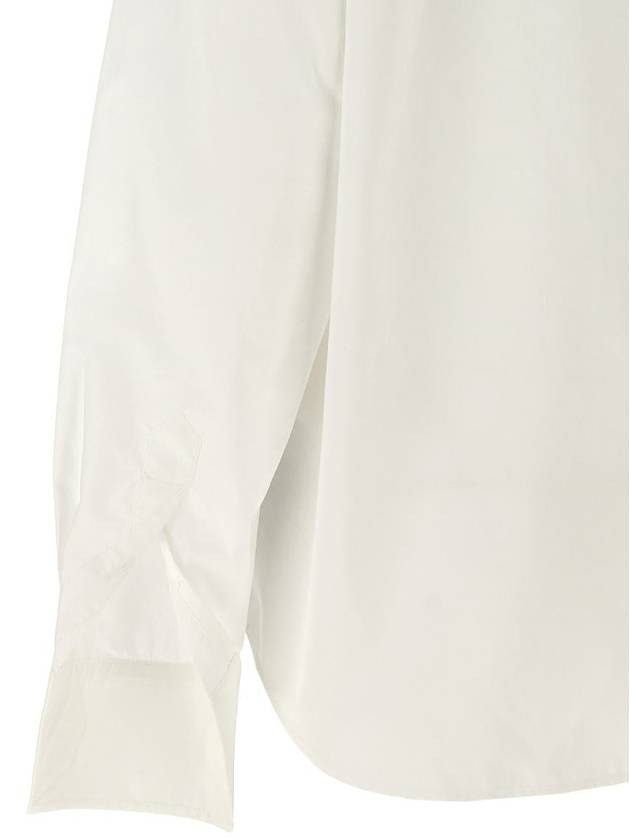 Cotton Long Sleeve Shirt White - MAISON MARGIELA - BALAAN 5