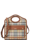 Check Mini Pocket Tote Bag Beige - BURBERRY - BALAAN 2