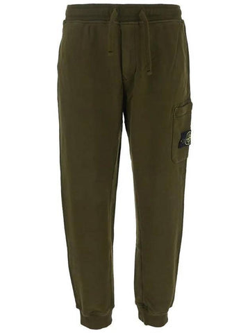 Wappen Patch Cargo Jogger Pants Olive - STONE ISLAND - BALAAN 1