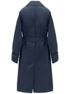 Radio RADIO Trench Coat Blue - MAX MARA - BALAAN.