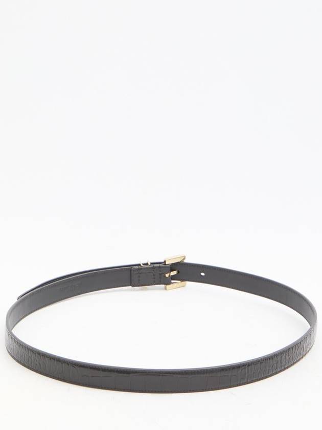 Cassandre Thin Belt - SAINT LAURENT - BALAAN 2