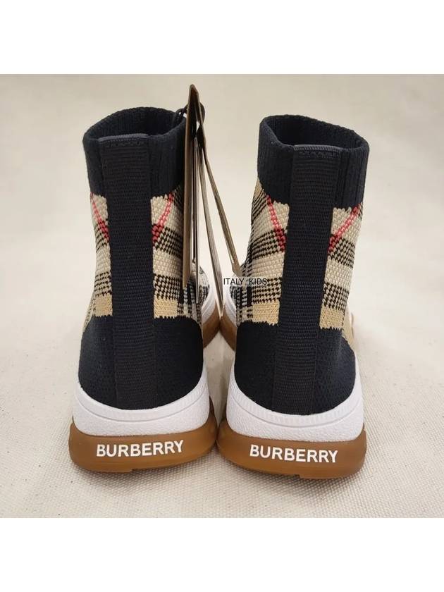 Kids Denim Vintage Check Socks Sneakers 8059640 Outlet Italy - BURBERRY - BALAAN 4