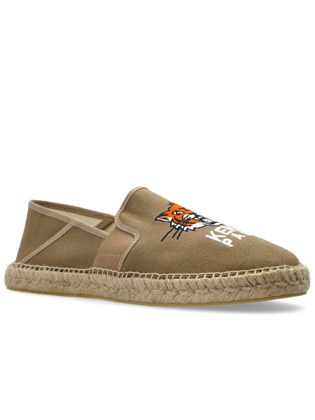 Kenzo Espadrilles With Logo, Men's, Black - KENZO - BALAAN 4