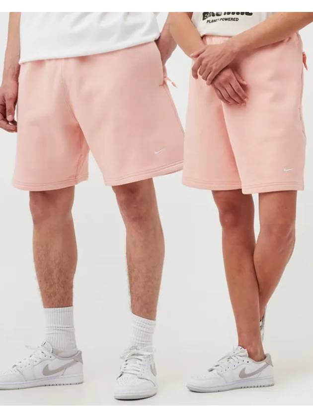 NRG Solo Swoosh Fleece Shorts Bleached Coral - NIKE - BALAAN 4