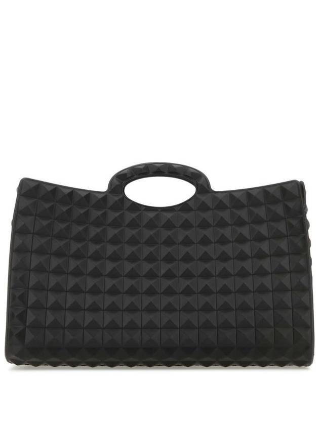 Men's Le Troisieme Studded Tote Bag Black - VALENTINO - BALAAN 2