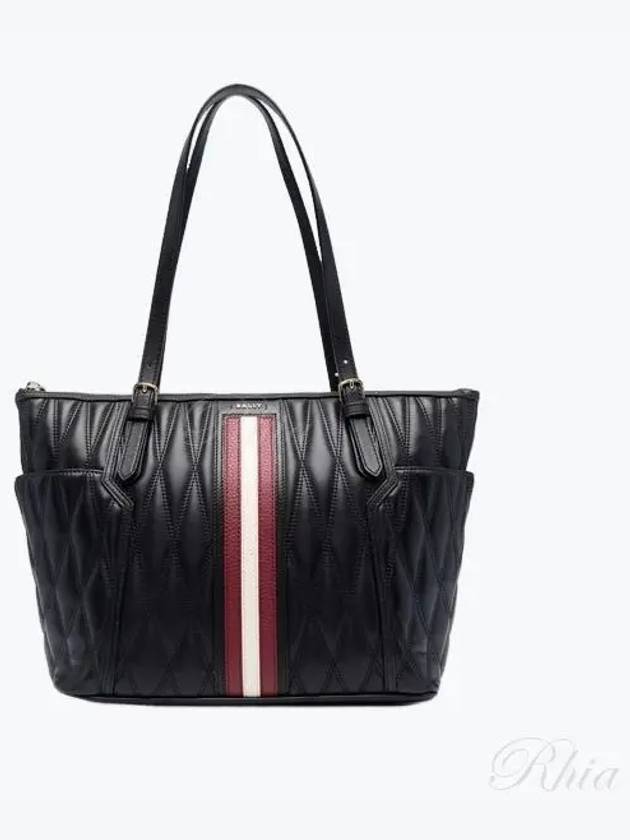 Damira Shoulder Tote Bag Black - BALLY - BALAAN 2