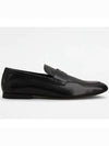 Men's Small Logo Leather Penny Loafer Black - TOD'S - BALAAN 5