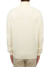 Cotton Cashmere Half Zip Knit Top White - MONCLER - BALAAN 5