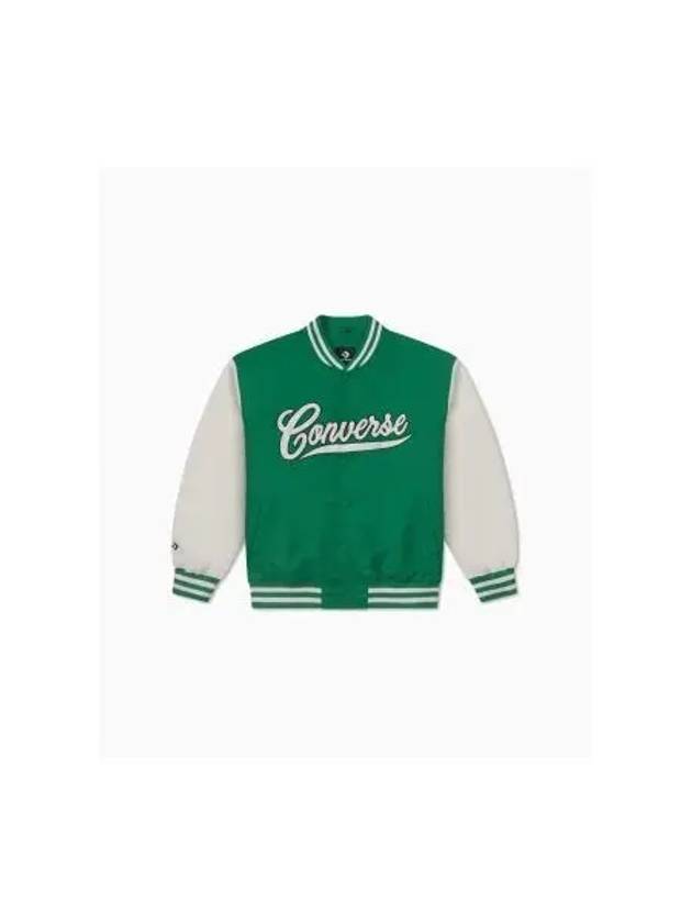 Vintage Varsity Jacket Green 10026912 A02 - CONVERSE - BALAAN 1