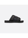 Oblique Jacquard Alpha Sandals Black - DIOR - BALAAN 3