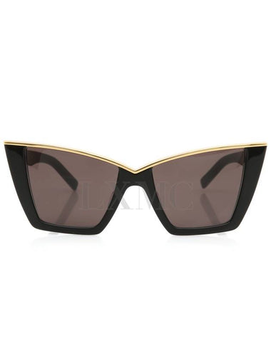 Cat eye black gold sunglasses SL570 - SAINT LAURENT - BALAAN 1