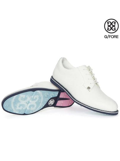 Women's Gallivanter Leather Golf Spike Shoes Snow - G/FORE - BALAAN 2