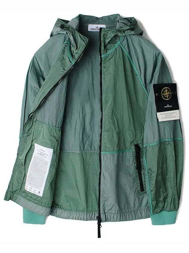 Nylon Metal Windbreaker Light Green - STONE ISLAND - BALAAN 8