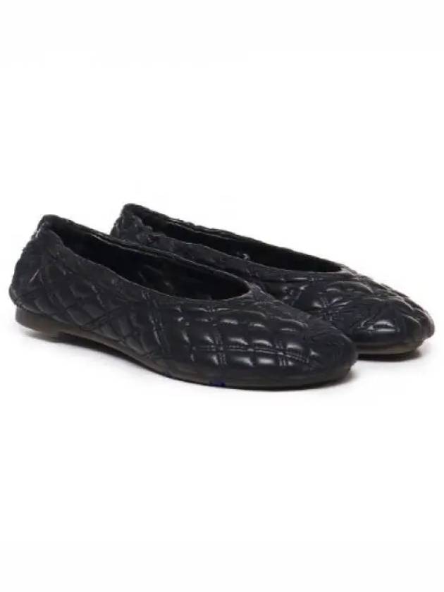 Quilted Leather Ballerinas Black - BURBERRY - BALAAN 2