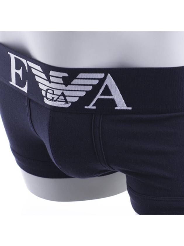 Men's Armani Briefs Men's Draw Big Band EA 718 Navy - EMPORIO ARMANI - BALAAN 3