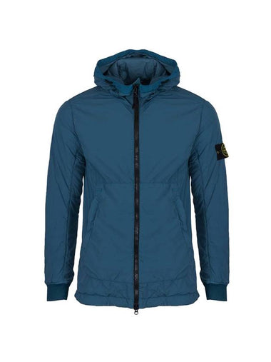 Comfort Tech Composite Polartec Hooded Jacket Mid Blue - STONE ISLAND - BALAAN 1