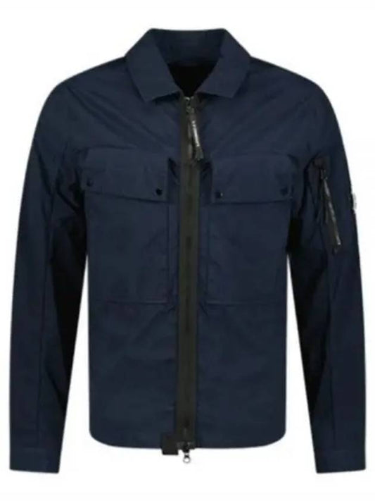 Taillon Wappen Zip-Up Jacket Navy - CP COMPANY - BALAAN 2