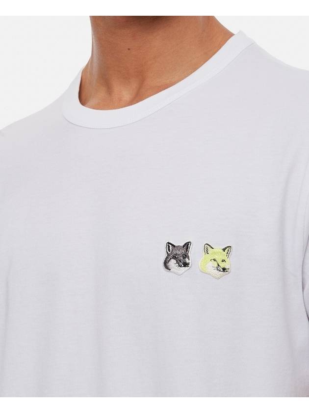 Double Fox Head Logo Short Sleeve T Shirt IU00122KJ0008 - MAISON KITSUNE - BALAAN 5