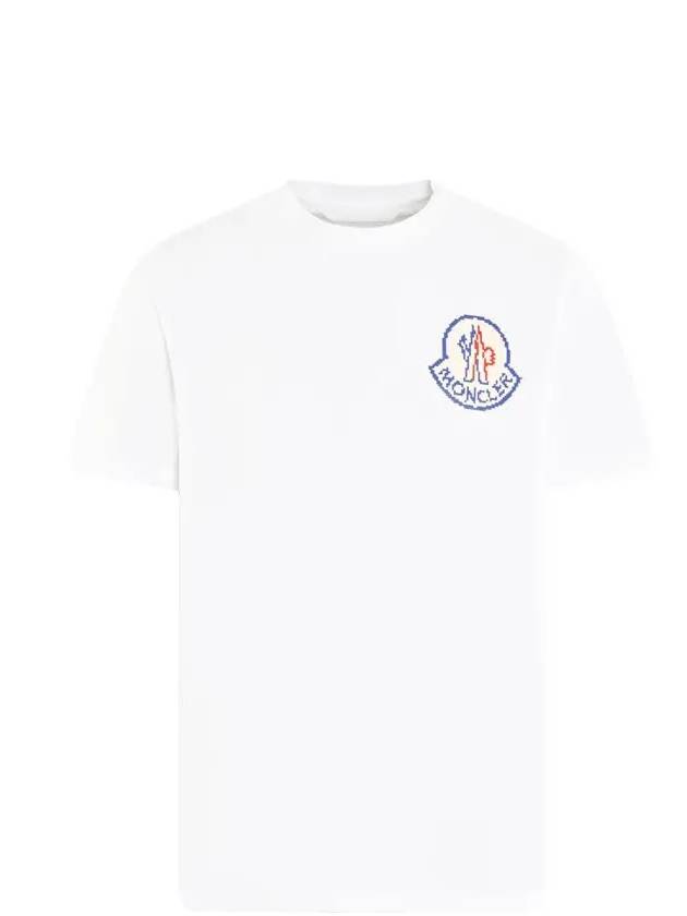 Pixel Logo T Shirt White 8C000 04 83927 00A - MONCLER - BALAAN 2