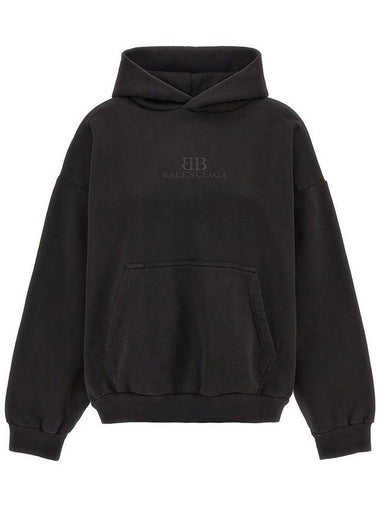 Balenciaga Logo Embroidery Hoodie - BALENCIAGA - BALAAN 1