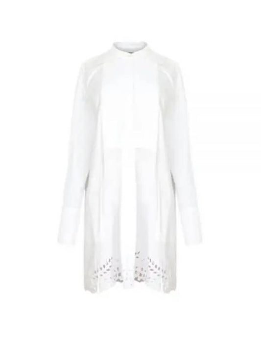 Rehana Cotton Short Dress White - ISABEL MARANT - BALAAN 2