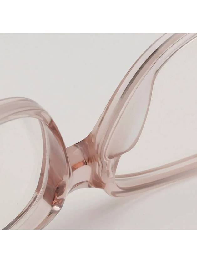 Glasses frame CL5010IN 072 square horn rim transparent pink overfit - CELINE - BALAAN 6