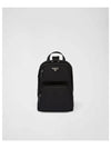 Re-Nylon Saffiano Leather Backpack Black - PRADA - BALAAN 2