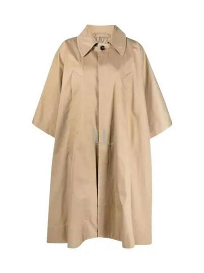 Overfit Cotton Trench Coat Beige - MAISON MARGIELA - BALAAN 2