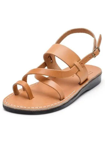 SANDALS NO 519 BETHANY TAN Unisex - JERUSALEM - BALAAN 1