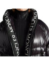 Chanon Quilted Long Hoodie Nylon Padding Black - MONCLER - BALAAN 5