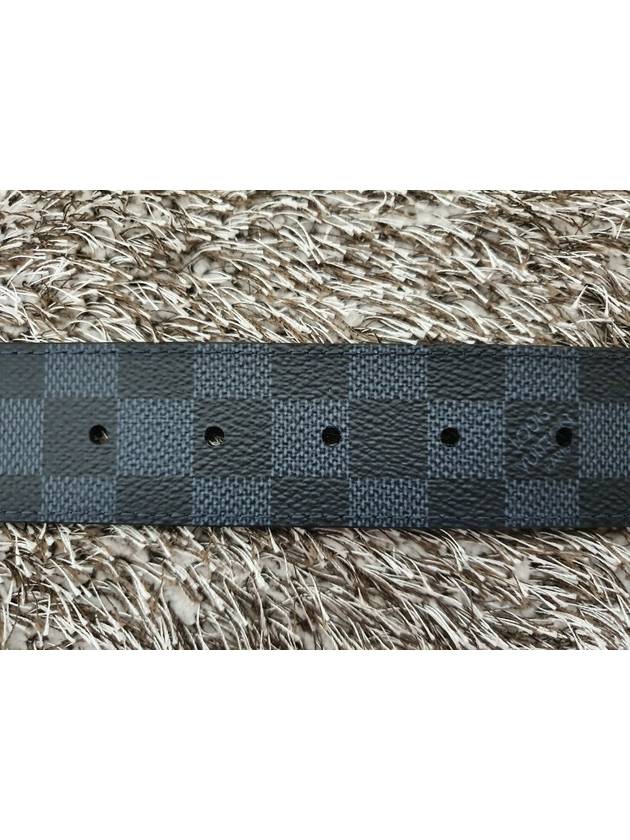 LV Initial Damier Graphite 40MM Belt - LOUIS VUITTON - BALAAN 5