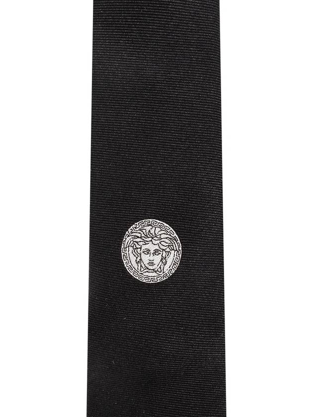 Medusa Silk Tie Black - VERSACE - BALAAN 3