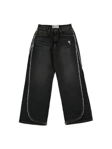 wave denim pants black - HERETIC - BALAAN 1