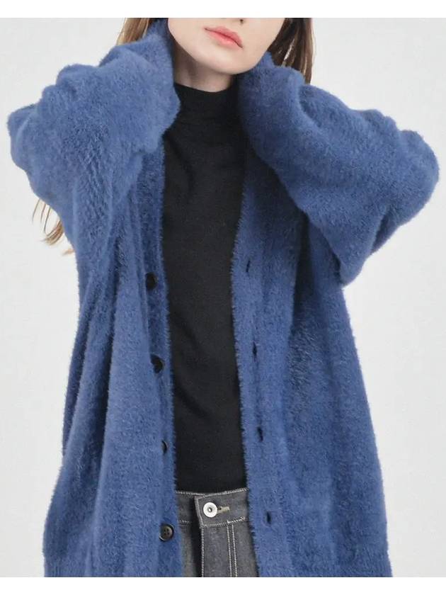 Chancesnoy Boucle Ancora Cardigan Blue - CHANCE'S NOI - BALAAN 11