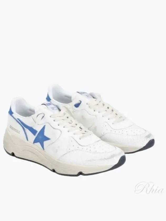 Running Sole Low Top Sneakers White Blue - GOLDEN GOOSE - BALAAN 2