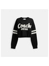 Cropped sweater CN488 BLK - COACH - BALAAN 1