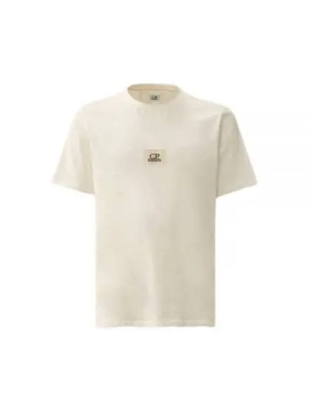 30/1 Jersey Logo Short Sleeve T-Shirt White - CP COMPANY - BALAAN 2