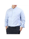 Star Cotton Long Sleeve Shirt Sky Blue - THE EDITOR - BALAAN 1