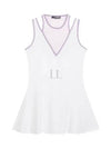 Sportswear Matilda Sleeveless Short Dress White - J.LINDEBERG - BALAAN 2