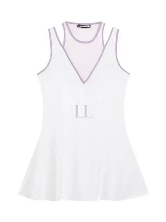 Sportswear Matilda Sleeveless Short Dress White - J.LINDEBERG - BALAAN 2