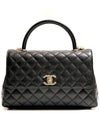 24 Years Coco Handle Tote Bag Black Large A92991 Old Medium - CHANEL - BALAAN 1